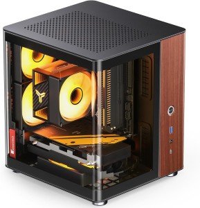 TK-0 Black ITX Mini Tower PC Case
