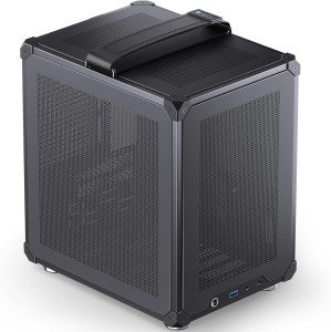 C6-ITX Compact Black Mini ITX PC Case