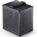 C6-ITX Compact Black Mini ITX PC Case