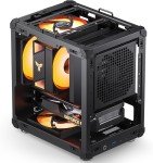 C6-ITX Compact Black Mini ITX PC Case