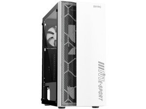 DIYPC DIY-S08-W White USB 3.0 Steel / Tempered Glass ATX Mid Tower Computer Case