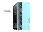 DIYPC Green USB 3.0 Steel Tempered Glass ATX Mid Tower Gaming Computer PC Case