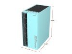 DIYPC Green USB 3.0 Steel Tempered Glass ATX Mid Tower Gaming Computer PC Case