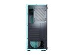 DIYPC Green Tempered Glass ATX Gaming Case