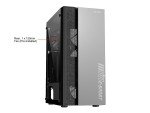 DIYPC Black ATX Mid Tower Case with Glass