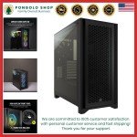 4000D AIRFLOW Tempered Glass Mid-Tower ATX Case - High-Airflow - Cable Manage...