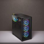4000D AIRFLOW Tempered Glass Mid-Tower ATX Case - High-Airflow - Cable Manage...