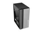 DIYPC Black ATX Mid Tower Case with Glass