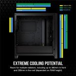 4000D AIRFLOW Tempered Glass Mid-Tower ATX Case - High-Airflow - Cable Manage...