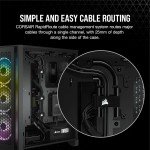 4000D AIRFLOW Tempered Glass Mid-Tower ATX Case - High-Airflow - Cable Manage...