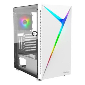 GAMDIAS Mid Tower Gaming PC Case with ARGB