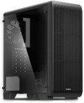 Black Mid-Tower PC Case with Dust Filters