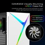 GAMDIAS Mid Tower Gaming PC Case with ARGB
