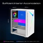 GAMDIAS Mid Tower Gaming PC Case with ARGB