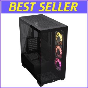 3500X ARGB Mid-Tower PC Case for Reverse Motherboards
