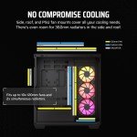 3500X ARGB Mid-Tower PC Case for Reverse Motherboards