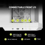 MSI MAG PANO M100R MicroATX White PC Case