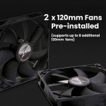 Airflow-Optimized Mid-Tower Case for Gaming