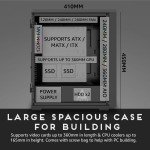 Mid Tower Gaming Case with 4 RGB Fans