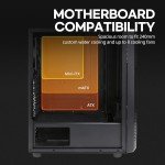 Airflow-Optimized Mid-Tower Case for Gaming