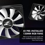 Zalman i3 NEO ATX Gaming PC Case with RGB Fans