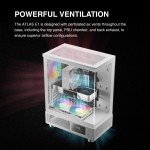 White ATX Mid Tower Gaming PC Case