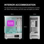White ATX Mid Tower Gaming PC Case