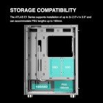 White ATX Mid Tower Gaming PC Case