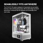 White ATX Mid Tower Gaming PC Case