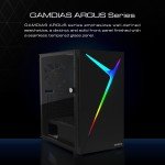 GAMDIAS Mid Tower Gaming PC Case with ARGB