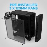 S3 ATX Mid Tower Gaming PC Case