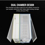 2500X White Mid-Tower Dual Chamber PC Case