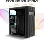 Mid Tower Gaming Case with 120mm Fan