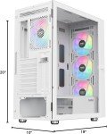 3509 ATX Mid Tower Case with Steel Mesh Panel