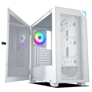 Vetroo AL800 White E-ATX Gaming PC Case