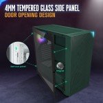 VETROO AL800 Green Full Tower PC Case w/ ARGB