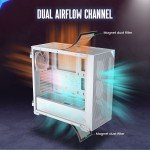 Vetroo AL800 White E-ATX Gaming PC Case