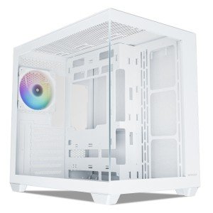 Vetroo AL900 White ATX Mid Tower Case w/ ARGB