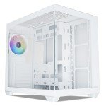 Vetroo AL900 White ATX Mid Tower Case w/ ARGB