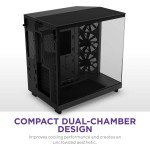 NZXT H6 Flow Mid-Tower Case with Glass Panels