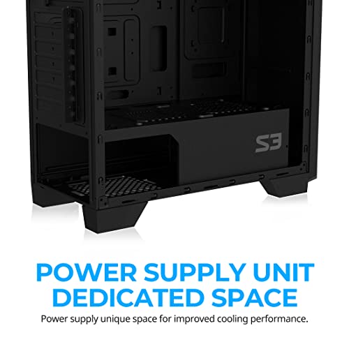 Zalman S3 ATX Mid-Tower Case with Acrylic Panel