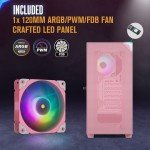 VETROO AL800 Pink Full Tower Case for GPUs