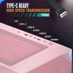 VETROO AL800 Pink Full Tower Case for GPUs