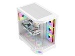 Sama 3021 White Tempered Glass ATX Gaming Case