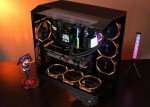 ATX Gaming PC Case with Dual-Chamber Design