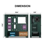 AL800 Full Tower PC Case with ARGB Fans