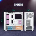 AL800 Full Tower Tempered Glass PC Case