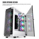 Segotep T1 White E-ATX Gaming Desktop Case