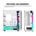 Segotep T1 White E-ATX Gaming Desktop Case