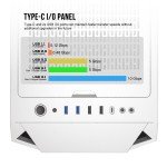 Segotep T1 White E-ATX Gaming Desktop Case